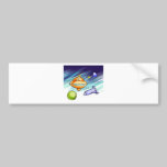 UFO Signpost bumper stickers