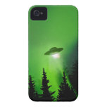 UFO with Northern Lights iPhone 4 Case