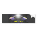 UFO's are Real bumper stickers by rek2007 UFO's are Real bumper stickers