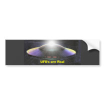 UFO's are Real bumper stickers by rek2007 UFO's are Real bumper stickers
