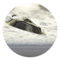 UFOs in Flight Sticker