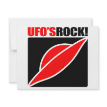 UFO's Rock! Personalized Invitation
