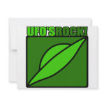 UFO's Rock! Personalized Invitations
