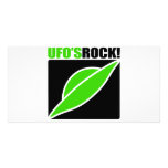 UFO's Rock! Personalized Photo Card
