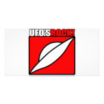 UFO's Rock! Photo Greeting Card