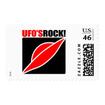 UFO's Rock postage