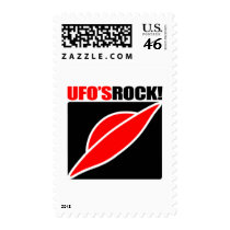 UFO's Rock postage