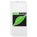 UFO's Rock! Full Color Rack Card