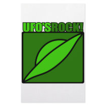 UFO's Rock! stationery