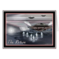 UFOs - The Return Greeting Cards
