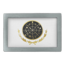 UFP Coat of Arms Rectangular Belt Buckle
