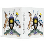 Uganda Coat of Arms detail binders