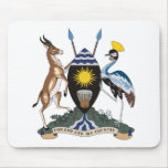 Uganda Coat of Arms Mousepad