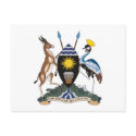 Uganda Coat of Arms Postcard