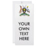 Uganda Coat of Arms Rack Card Design