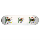 Uganda Coat of Arms Custom Skate Board