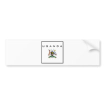 Uganda Customized Product bumper stickers by AFRICANKOKO Uganda Customized Product bumper stickers