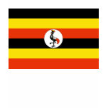 Uganda Flag and Map T-Shirt