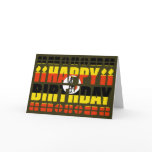 Uganda Flag Birthday Card