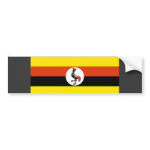 Uganda Flag bumper stickers by coolcountry Uganda Flag bumper stickers