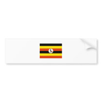 Uganda FLAG International bumper stickers by flagshirt Uganda FLAG International bumper stickers