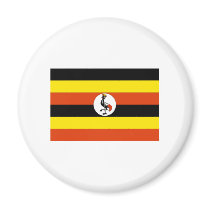 Uganda FLAG International magnets by flagshirt Uganda FLAG International magnets