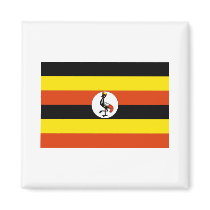 Uganda FLAG International magnets by flagshirt Uganda FLAG International magnets