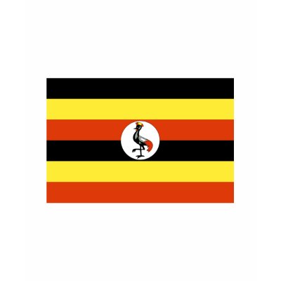 Uganda FLAG International T-shirt by flagshirt
