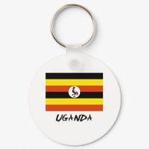 Uganda Flag keychains