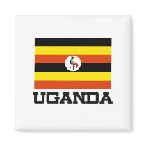 Uganda Flag magnets