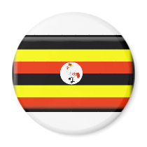 Uganda Flag magnets