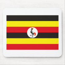 Uganda Flag Mousepad by FlagTshirts Uganda Flag Mousepad