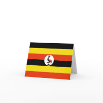 Uganda Flag Notecard