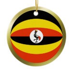 Uganda Flag Ornament
