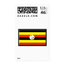 Uganda Flag postage by jacinto888 Uganda Flag postage