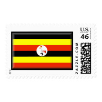 Uganda Flag postage by jacinto888 Uganda Flag postage