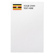 Uganda Flag Customized Stationery