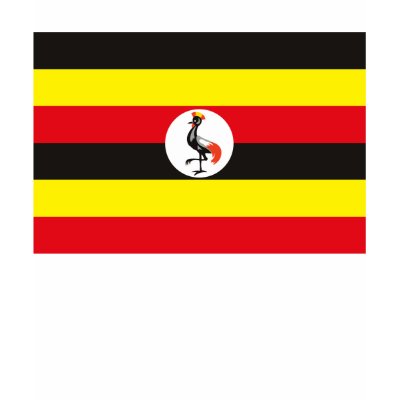 Uganda Flag T-shirt by FlagTshirts