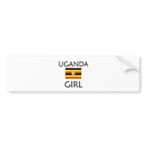 UGANDA GIRL bumper stickers by flagshirt UGANDA GIRL bumper stickers