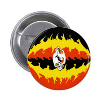 Uganda Gnarly Flag buttons