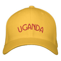 UGANDA HAT embroidered hats by AFRICANKOKO UGANDA HAT embroidered hats