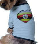 Uganda Heart pet clothing