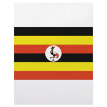 Uganda National Flag Letterhead Template