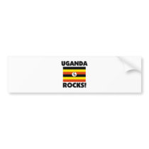 Uganda Rocks bumper stickers by flagshirt Uganda Rocks bumper stickers