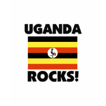 Uganda Rocks t-shirts by flagshirt Uganda Rocks t-shirts
