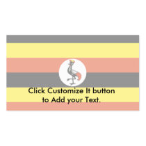 Uganda, Uganda flag Business Card Templates