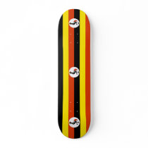Uganda, Uganda flag Custom Skate Board