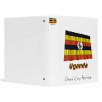 Uganda Waving Flag with Name binders by Vexillophile Uganda Waving Flag with Name binders