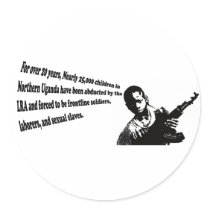 Ugandan Child Soldier sticker