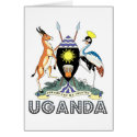 Ugandan Emblem cards by FlagStore Ugandan Emblem cards